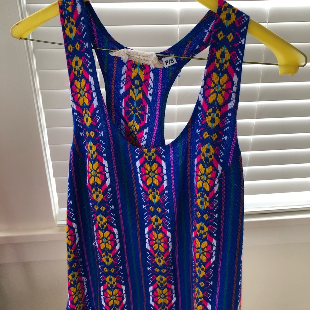 Free people pattern tank top